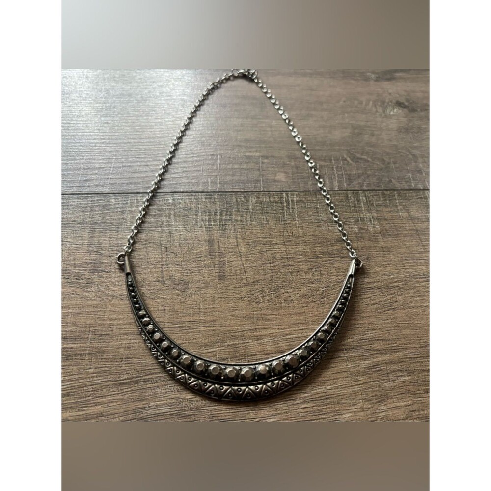 Fashion Jewelry women’s bohemian tribal metal torque style necklace with chain